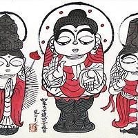 如来と四観音