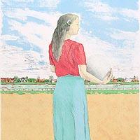 大津英敏 「コーヒーフロート」 水彩画 絵画 絵画作品 | 大津英敏