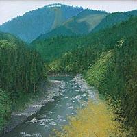 木村秀夫さんの油彩画6号です。 木村秀夫の取扱実績。絵画のことならアンシャンテへ