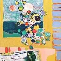 ジル ゴリチ 花 リトグラフ版画 127/275