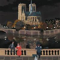 月夜のノートルダム