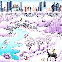 雪のセントラルパーク