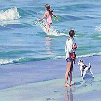オステンド浜