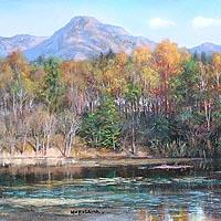 水辺秋映(八ヶ岳山麓)
