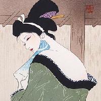 「湯上り」花こよみより