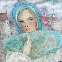 青い帽子のニノン