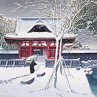 芝公園の雪
