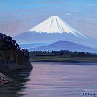 朝の富士(精進湖)