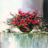 アトリエの薔薇