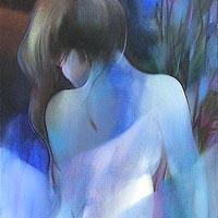 青い裸体