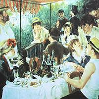 船上の昼食会