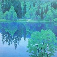 山湖澄む