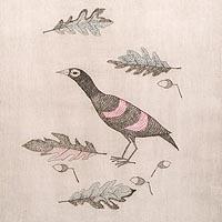 南桂子「林の中の鳥」1961年 銅版画 南桂子｢草の中の鳥｣ | 山田書店美術部オンラインストア