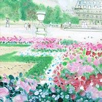 花咲く公園(パリ)