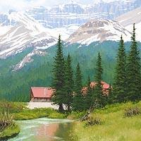 初夏のボウ・レイク(BANFF)