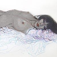 黒い裸婦