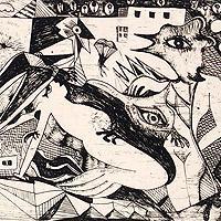 「夢の精」  瑛九・銅版画 SCALE IIIより