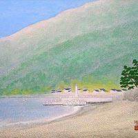 朝明の小田原海岸