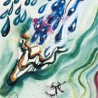 サルバドール・ダリ 水彩画「La Chèvre et l'Enfant」 0c978f4abab1fac517953d0bdba4e1