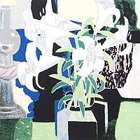 窓辺の花 ユリ（松田　環）