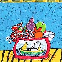 ブルーバックの静物（アイズピリ）