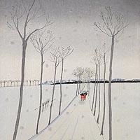 雪の越後路（斎藤真一）