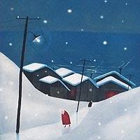 「灯」（「雪国」三部作より）（斎藤真一）