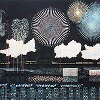 両国の花火（山下　清）