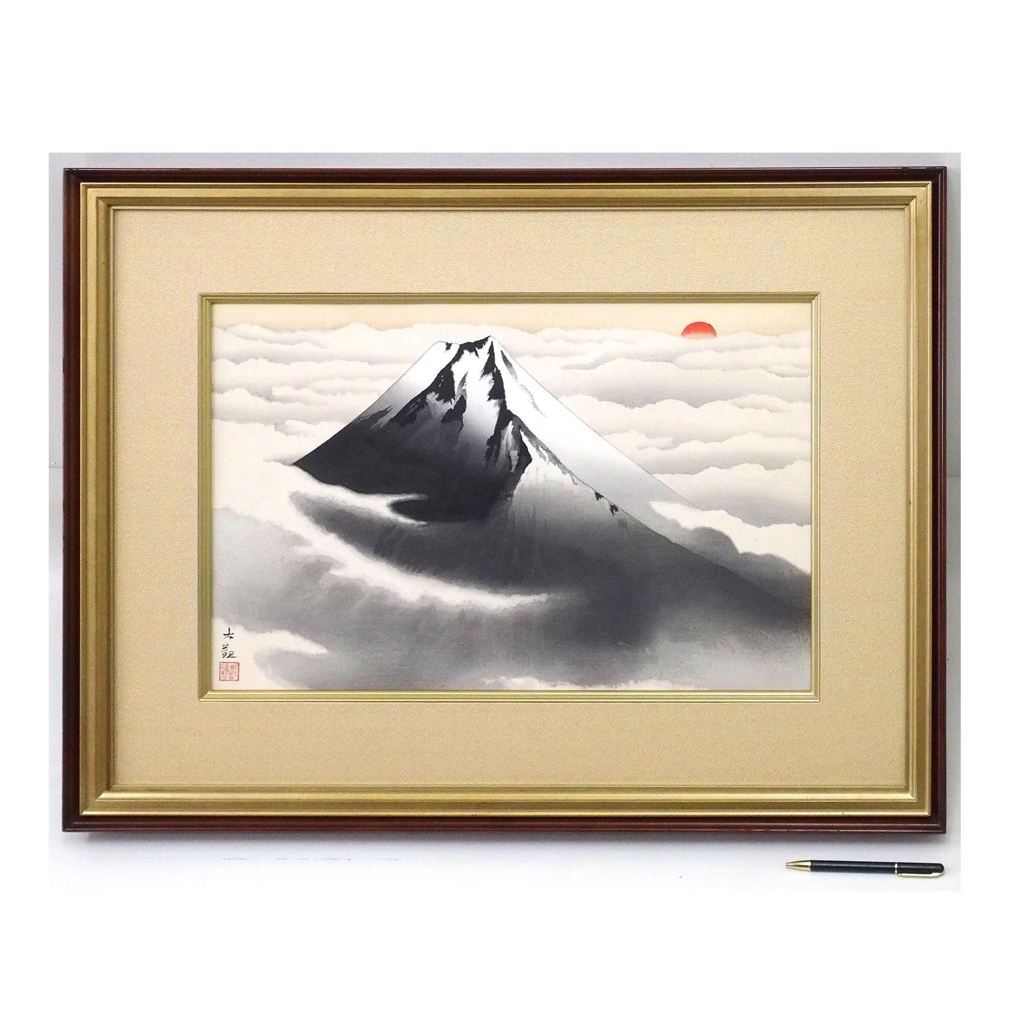 鳥海青児、【北海道風景】、希少な大判額装用画集より、美品、日本人画家 鳥海青児、【北海道風景】、希少な大判額装用画集より、美品、日本人画家
