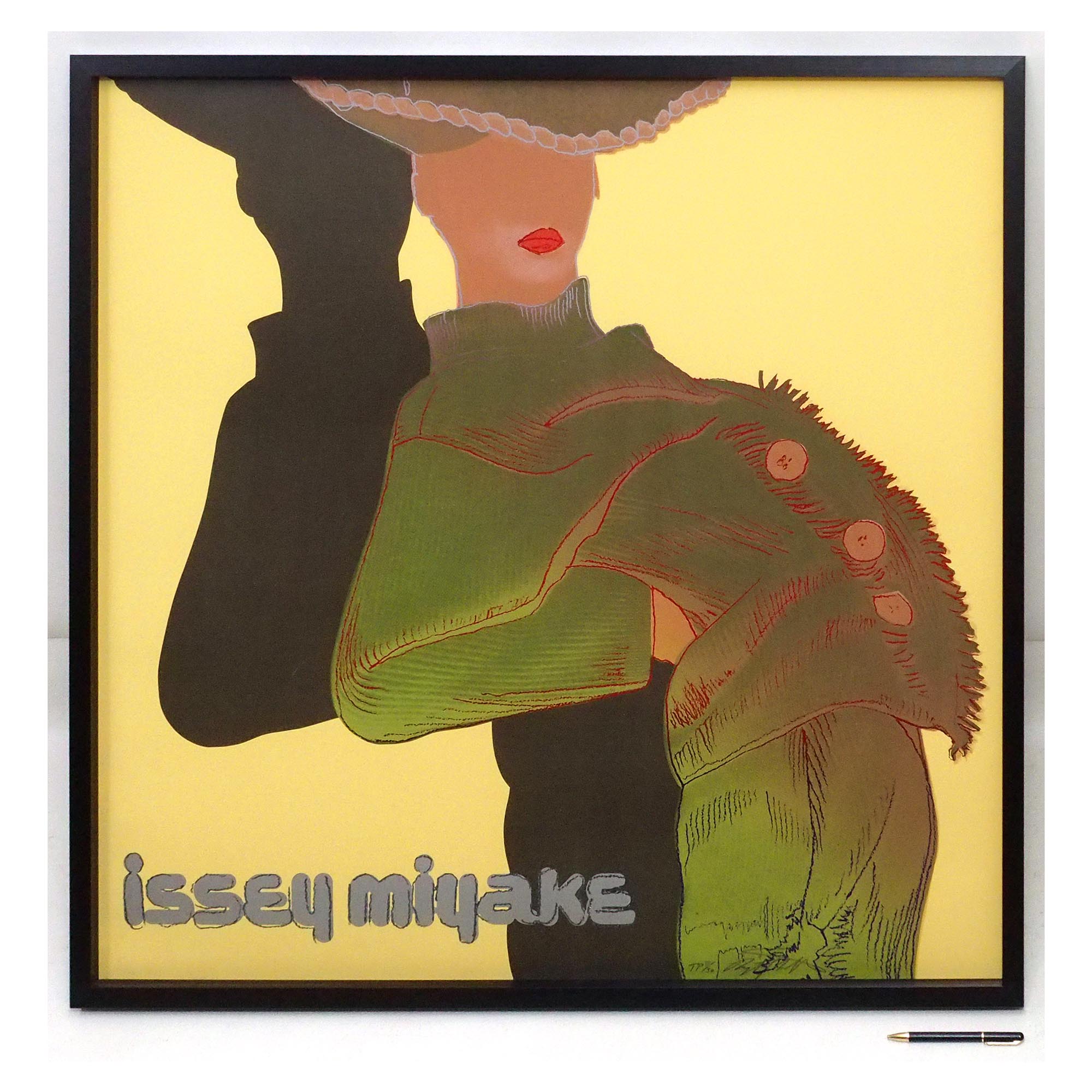 人気画家 ルパートスミス Isseymiyake 直筆サイン限定シルク