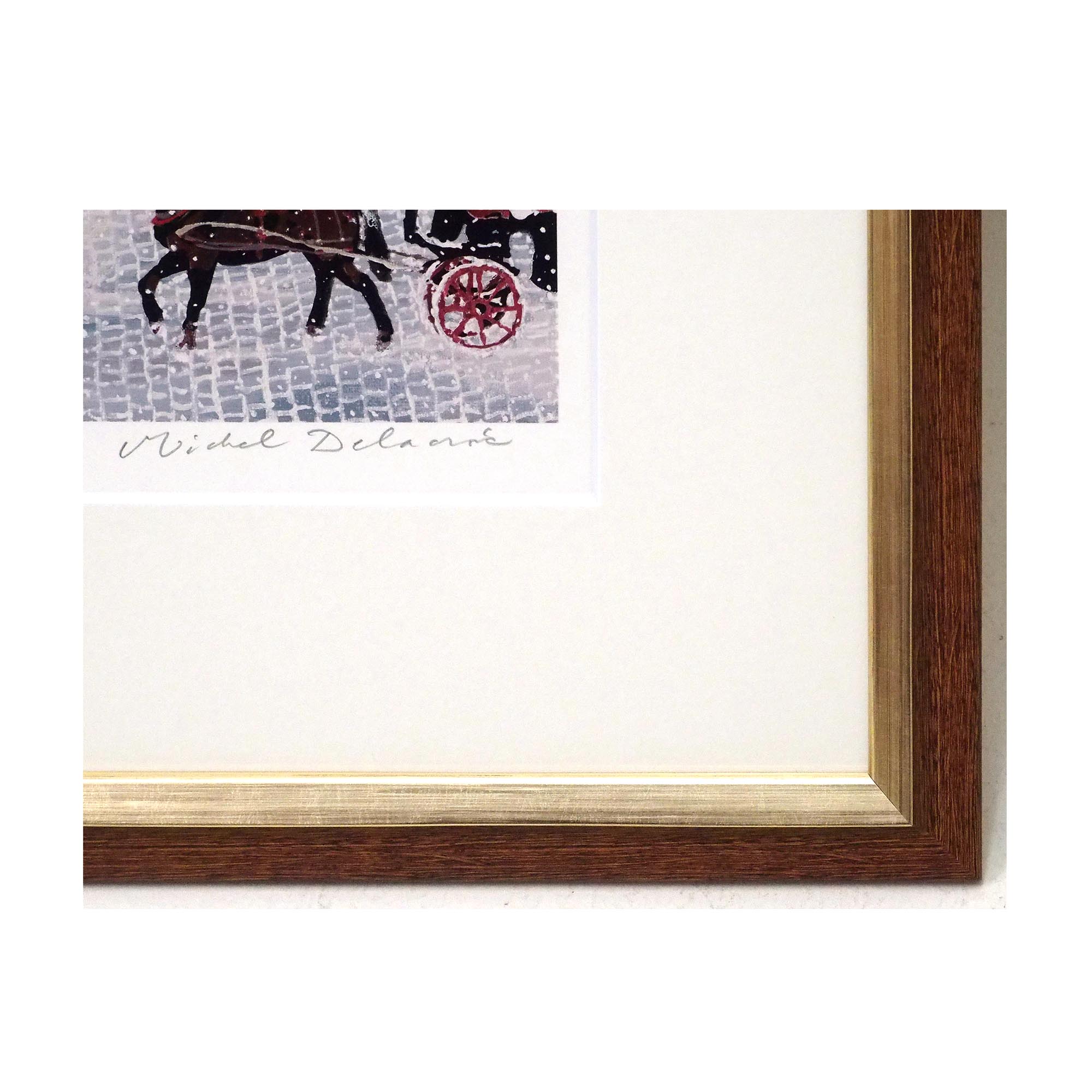 ミッシェルドラクロワオペラ座の雪の夕暮れ