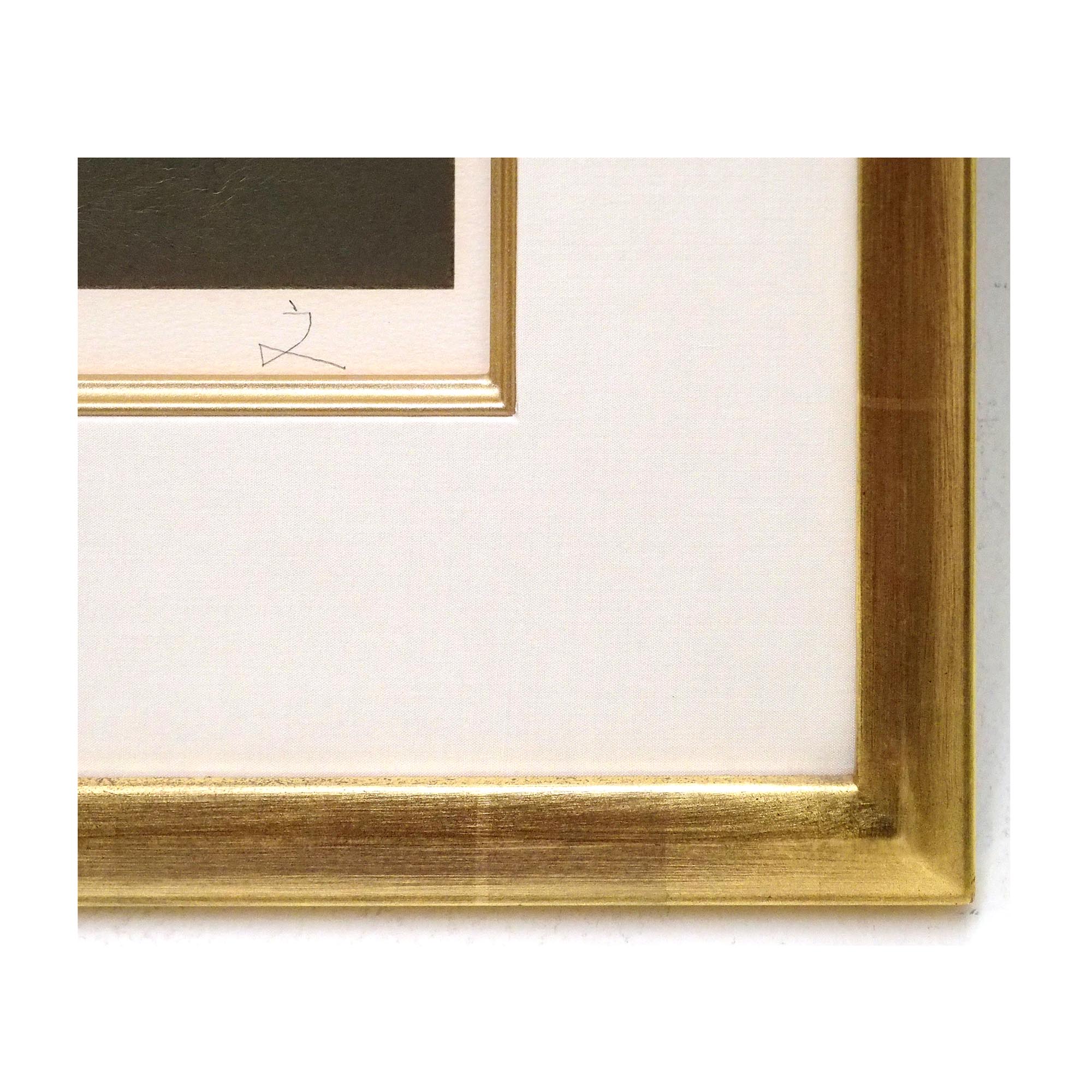 真品保証 堀文子リトグラフ 金箔 「ウルビーノの壺」 花